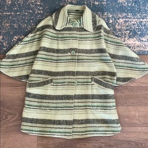 Vintage blanket/cape style coat